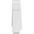 thumbnail image 3 of 84"W x 14"H x 4"D x 6"F, 4/12 Pitch, Alberta Architectural Grade PVC Gable Bracket, 3 of 8