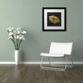 thumbnail image 4 of Trademark Fine Art "Golden Lips" Canvas Art by Color Bakery, White Matte, Black Frame, 4 of 4
