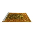 thumbnail image 2 of Ahgly Company Machine Washable Indoor Rectangle Oriental Yellow Industrial Area Rugs, 2' x 3', 2 of 4