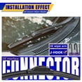 thumbnail image 3 of Set de recambio de limpiaparabrisas para Honda CRV CR-V 2017-2022, 3 of 8