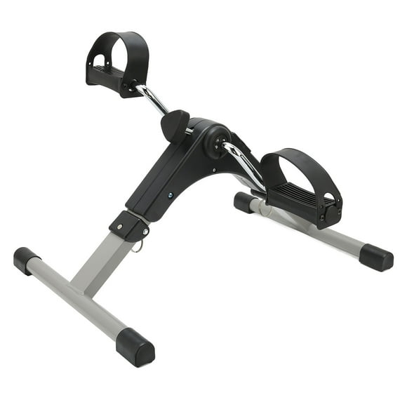 Portable Foot Peddler, Heavy Duty Frame Adjustable Resistance Exercise Training Bike for Office Use