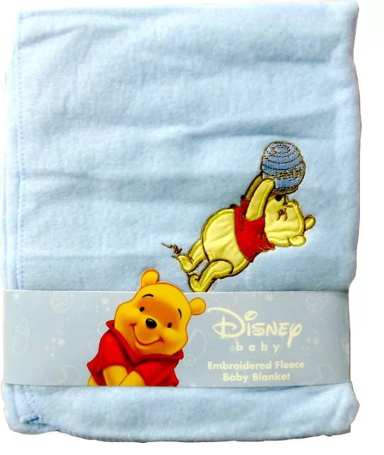 Disney Baby Boys Girls Unisex Winnie the Pooh Fleece Blanket Newborn Gift BNWT 
