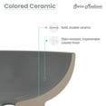 thumbnail image 5 of Classe 16 Color Ceramic Sink in Matte Grey, 5 of 11