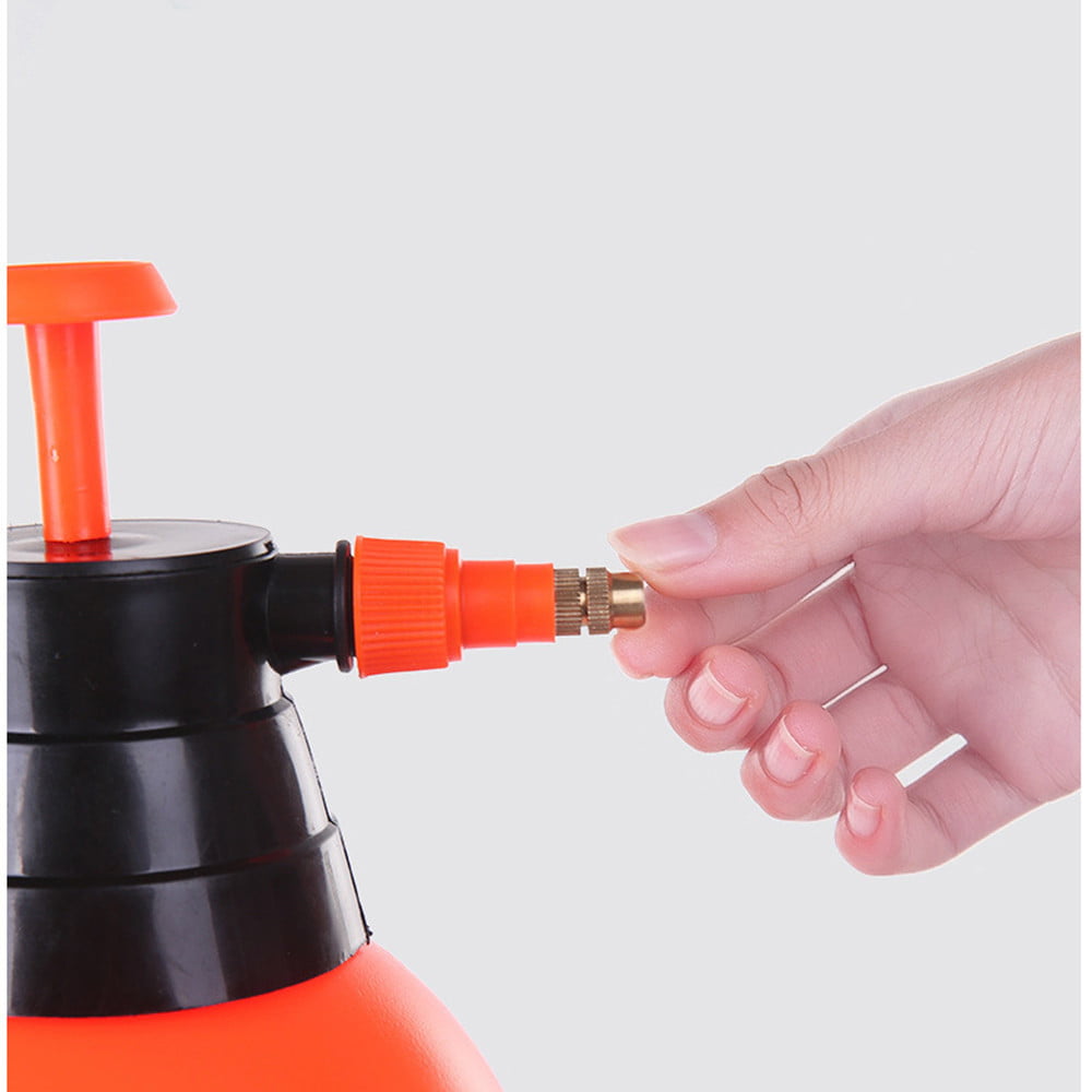 2L Pneumatic Automatic Sprayer Orange Bottle Watering Pot Garden Sprinkler 
