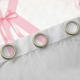 thumbnail image 4 of Erosebridal Kawaii Bowtie Bow Blackout Curtains Set of 2 (52x84 Each),Pink 3D Monogrammed K Window Curtains For Girls Kids, 4 of 7
