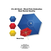 6.5' Wood Pole Beach Umbrella