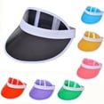 thumbnail image 1 of Shengyu Chapeau en PVC UV, Chapeau de Soleil en Plastique Résistant à l'Usure, Chapeau et Chapeau de Soleil en Plastique, Chapeau Extérieur et Rouge Frais Taille Unique, 1 of 9