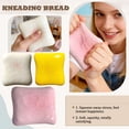 thumbnail image 2 of Toast Shaped Squeeze Toy, Slow Rebound Design for Daily Entertainment (3Pcs, Pink+White+Yellow）, 2 of 7