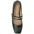 thumbnail image 4 of Journee Womens Gredah Double Buckle Mary Jane Dress Flats, Widths Available, 4 of 9