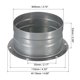 thumbnail image 2 of Brida de Conector de Conducto de 4" Uxcell Placa de Montaje de Escape de Metal para Calefacción y Enfriamiento HVAC, 2 of 5