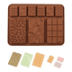 thumbnail image 2 of Molde Silicon para Barras  y Tabletas para Chocolates Belug, Marron, 2 of 5