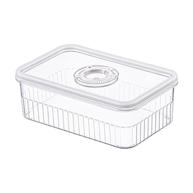Billuyoard Comida para mascotas ABS fresca con sistema de gestión de contenedores de comida para mascotas, cesta de drenaje, caja de Cocina y Comedor Talla pequeña