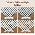 thumbnail image 7 of Design&I 5'x7' Ultra Soft Area Rug, Striped Vintage Faded Bands Distressed Pinstripe Front Symmetrical None Fluffy Washable Non Shedding for Bedroom Living Room Home Office, 7 of 7