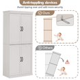 thumbnail image 5 of BouPower Pantry Cabinet,70" Tall Kitchen Pantry Cabinet with Doors and Adjustable Shelves, Freestanding Cupboard, Tall Storage Cabinet for Bathroom, Dining Room, Living Room, 5 of 8