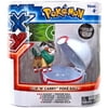 Pokemon TOMY Clip n Carry Pokeball Gogoat Figure & Premier Ball Figure Set