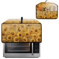 thumbnail image 2 of ZIATUBLES Sunflower Butterfly Print Toaster Oven Cover Dustproof Kitchen Appliance Storage Case Bakeware Oven Protector with Top Handle Countertop Decorative Accessories, 20.5" x 16.5" x 10", 2 of 8