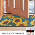 thumbnail image 3 of Blue Sunflower Pattern Door Rugs,Washable Non Slip Door Mats Indoor,Decorative Door Mats,Entry Mat Indoor for Entrance,Bedroom,Kitchen,Bathroom,30"x17", 3 of 6