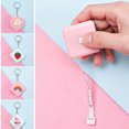 thumbnail image 2 of CAROOTU Mignon Bande Mini-Mesure avec Porte-Clés Multifonctions Portable Doux et Rétractable pour, 2 of 7