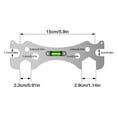 thumbnail image 3 of CEHVOM Shower Key Tool Special Self Levelling Curved Allen Key Portable Bathroom Repair Key Angle Wrench 2ml Clearance, 3 of 8