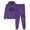 Purple, variant on Cotton Linen Lounge Sets for Women 2 Piece Two Piece Pants Set for Women Casual Women's Fashion Sports Casual Coat Long Pants Hooded Sweater Pants Set Long Sleeve Hooded Set