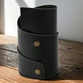 thumbnail image 6 of PU Pen Cup Desk Pen Container Makeup Brush Organizer Desktop Pencil Cup Pencil Cup For Office Desk Multipurpose Pen Storage Container for Office, 6 of 8