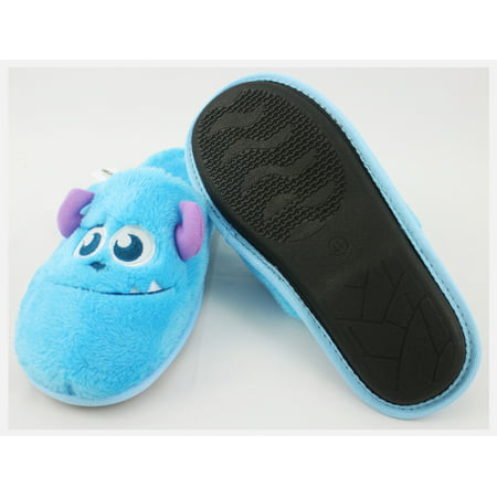Disney - Disney Pixar's Monsters Inc. Sulley Face Furry House Slippers ...