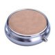 thumbnail image 1 of Cenicero portátil de cuero compacto y elegante con soporte para cigarrillos en color beige, 1 of 2
