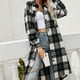 thumbnail image 5 of Chaquetas y abrigos casuales sin capucha de manga larga, nuevo estilo, camisa a cuadros, chaqueta informal holgada de manga larga con cremallera, abrigo para mujer, 5 of 7