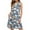 Navy, variant on Holloyiver Summer Dresses for Women 2023 Trendy Floral Print T-shirt Vest Beach Dress Sleeveless Pocket Loose Boho Round Neck Mid Length Sun Dress Pink