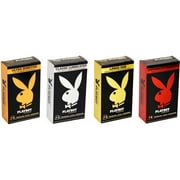 Angle View: Playboy Condoms Variety Bundle Pack, 12 count, (Pack of 4)