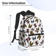 thumbnail image 2 of Disketp Bulldog Sunglasses Face Mochila Ligera Clásica con Múltiples Bolsillos, Mochila Casual para Hombre y Mujer, Ideal para Escuela, Trabajo y Viajes, 2 of 6