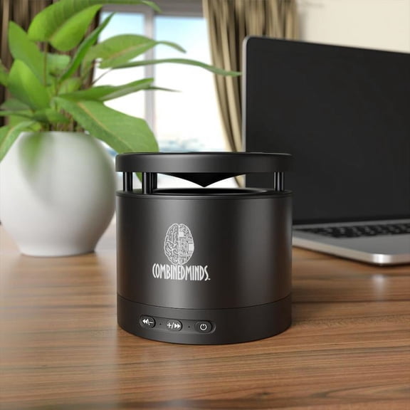CombinedMinds Metal Bluetooth Speaker and Wireless Charging Pad