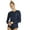 Navy, variant on Women's L/S UPF 50+ Comfort Fit Rash Guard, Crew Neck, Long Sleeve (Women’s)