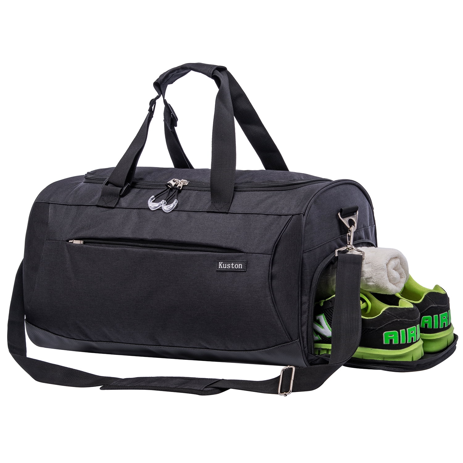Kuston Sports Gym Bag with Shoes Compartment for Men and Women