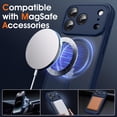thumbnail image 2 of Funda Magnética Oterkin para iPhone 17 Pro Mate Azul Oscuro, 2 of 6