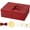 Red, variant on TickJOY White Gift Box 16.5''x13''x5.5'' - Large Gift Boxes with Lid for Presents Packaging, Birthday, Christmas, Wedding, Anniversary, Big Gift Box with Ribbon, Shred Filler, Card, Wax Seal (White)