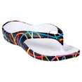 thumbnail image 1 of Women's Loudmouth Flip Flops Scribblz Size 10, 1 of 1