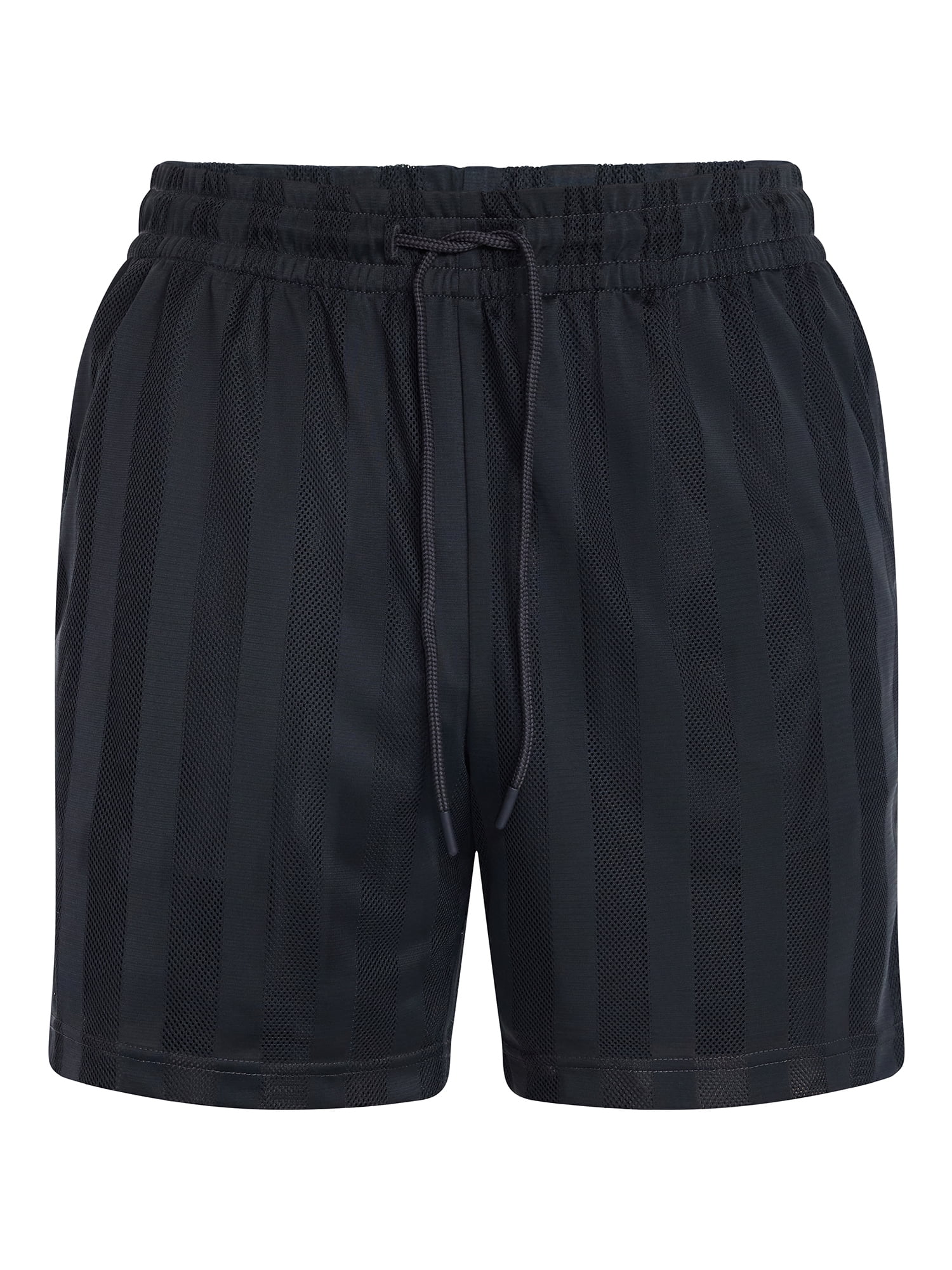 No Boundaries Men's & Big Men's Striped Mesh Shorts, 6.5" Inseam, Sizes XS-5XL