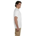 thumbnail image 3 of The Hanes 52 oz, 50/50 EcoSmart T-Shirt - WHITE - S, 3 of 4