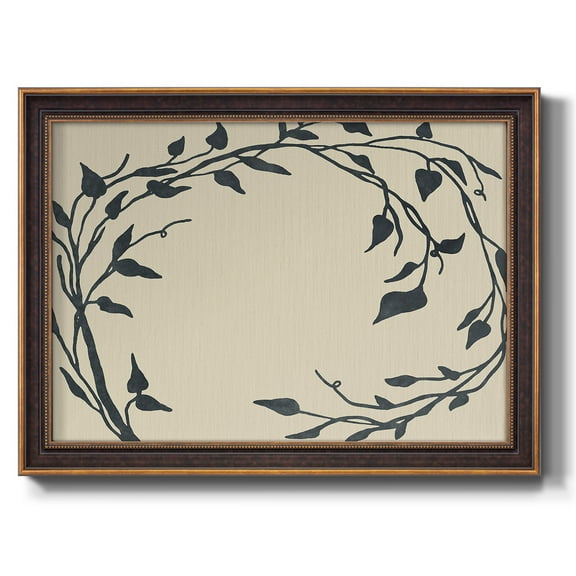 Tendril Swirl II Premium Framed Canvas- Ready to Hang