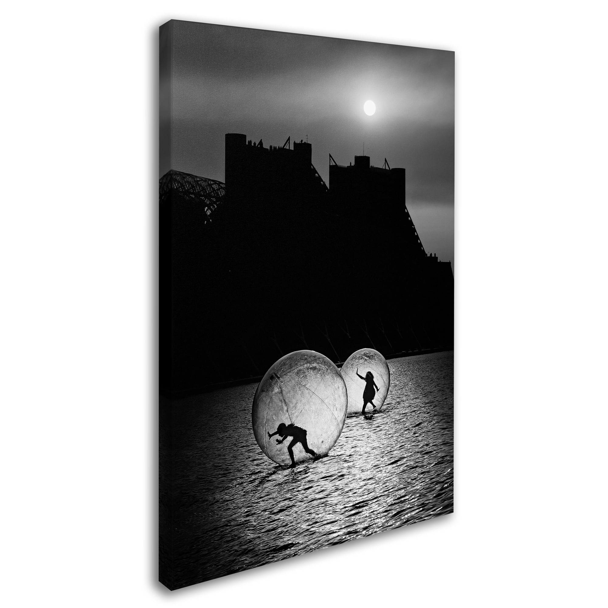 Trademark Fine Art 'Games In A Bubble' Canvas Art by Juan Luis Duran