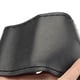 thumbnail image 2 of 3 piezas de cuero universal para coche de 38 cm (negro con hilo rojo), volante cosido a la moda DIY, transpirable y antirreflectante, 2 of 4