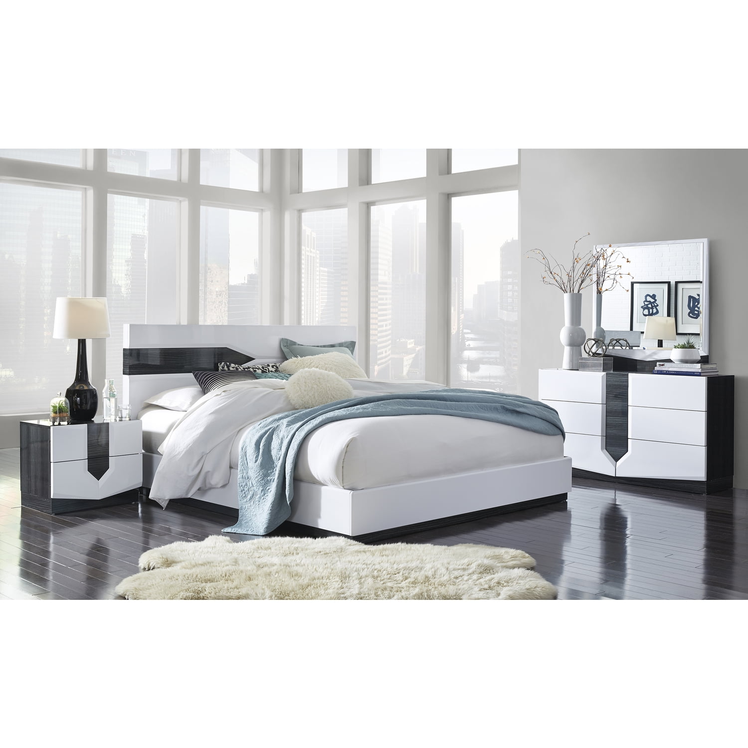 Global Furniture USA Hudson Wood King Bed