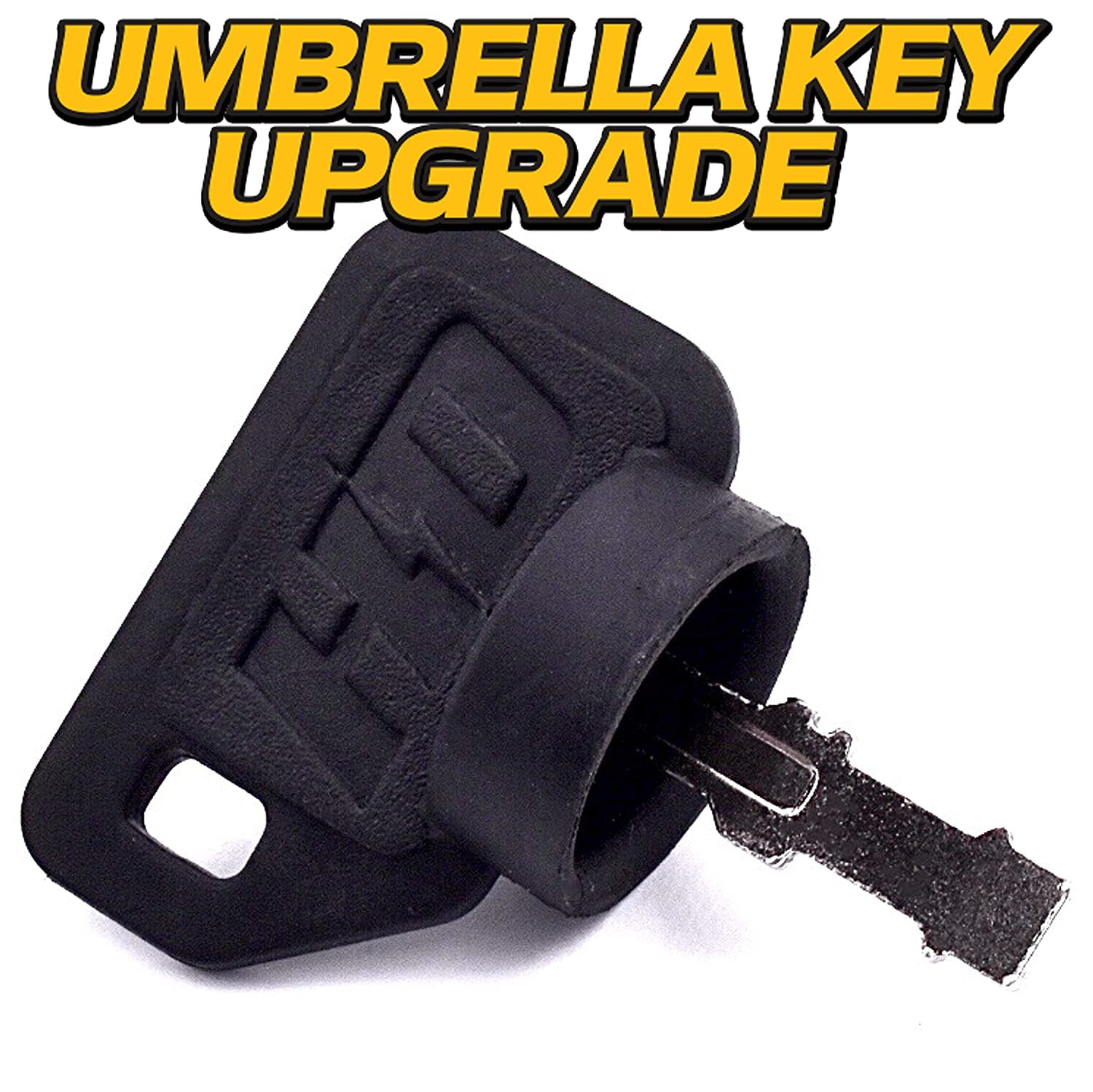HD Switch Starter Ignition Switch For John Deere LA105 LA110 LA120 LA125 LA130 LA135 LA140 LA145 LA150 LA155 LA165 LA175 (Includes 1 Umbrella Key w/DUST Shield, 1 Steel Key & Carabiner)