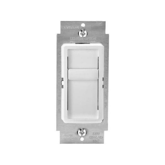Leviton Mfg C22-06672-1LW Universal Slide Dimmer- White