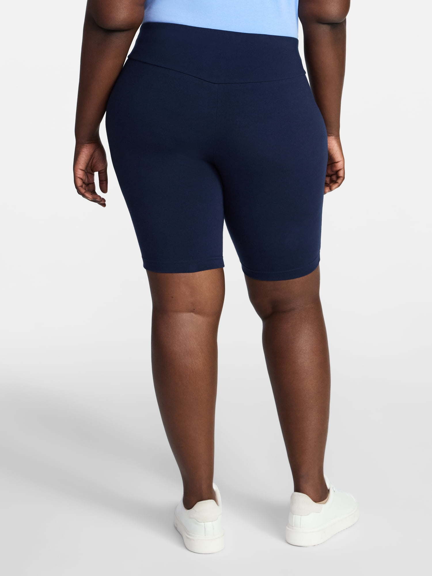 Terra & Sky Women's Plus Size Bike Shorts, Sizes 0X-5X