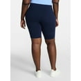 thumbnail image 3 of Terra & Sky Women's Plus Size Bike Short, Sizes 0X-5X, 3 of 5