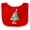 Red and White, variant on Inktastic Christmas Tree Boys or Girls Baby Bib