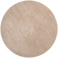 thumbnail image 1 of Safavieh Laguna Shag 6'7" Round Power Loomed Rug in Sand, 1 of 10