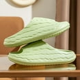 thumbnail image 6 of Anuirheih Clearance Slip on Sandals Women,Women Men Home Couple Antiskid Thick Sole Shoes Indoor Outside Soft Soled Slippers(Green), 6 of 7